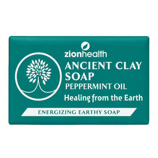 Ancient Clay Natural Soap Peppermint Oil 6 Oz.