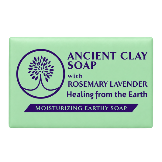 Ancient Clay Soap - Rosemary Lavender 6 oz 100% Natural