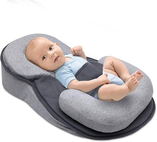 Baby Lounger Pillow for Infant Support Cushion Reflux Breastfeeding Pillow, Bottle Feeding, Tummy Time