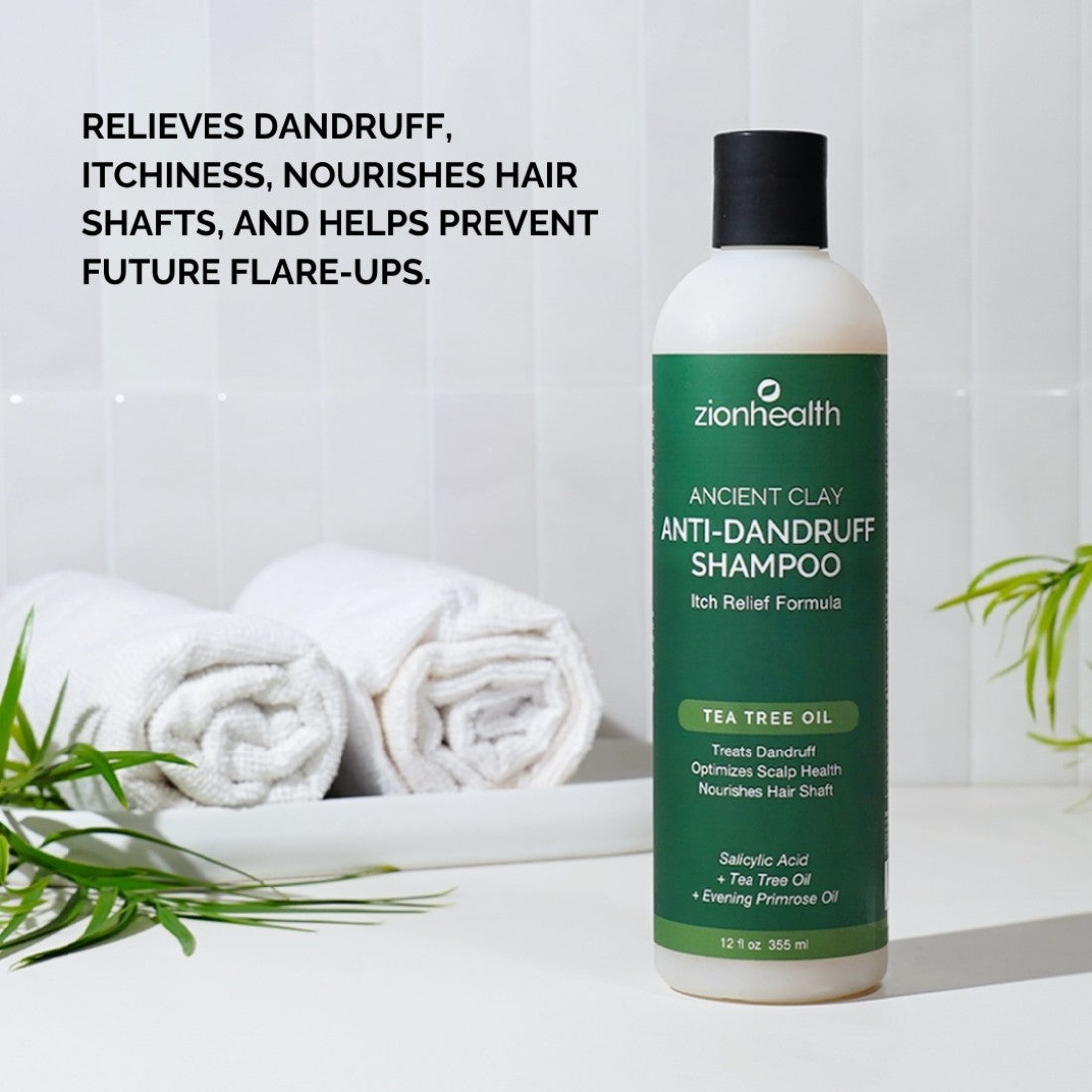 Zion Health Anti-Dandruff Shampoo 12oz
