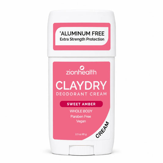 CLAYDRY™ CREAM Whole Body Deodorant - Sweet Amber