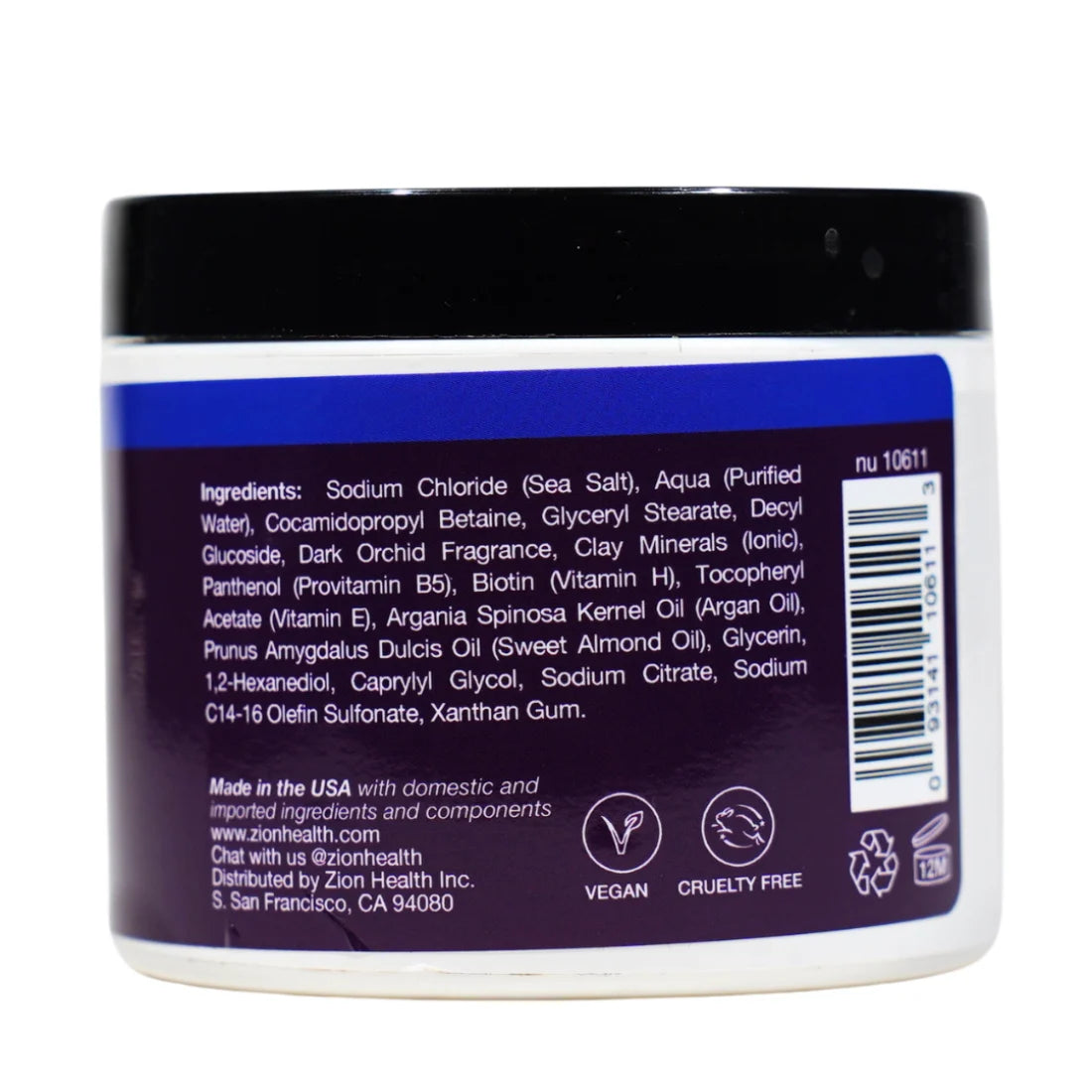 Deep Cleansing Scalp & Hair Scrub Pheromone Infused Dark Orchid