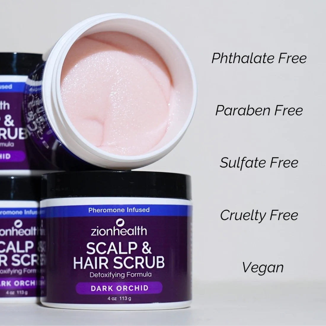 Deep Cleansing Scalp & Hair Scrub Pheromone Infused Dark Orchid