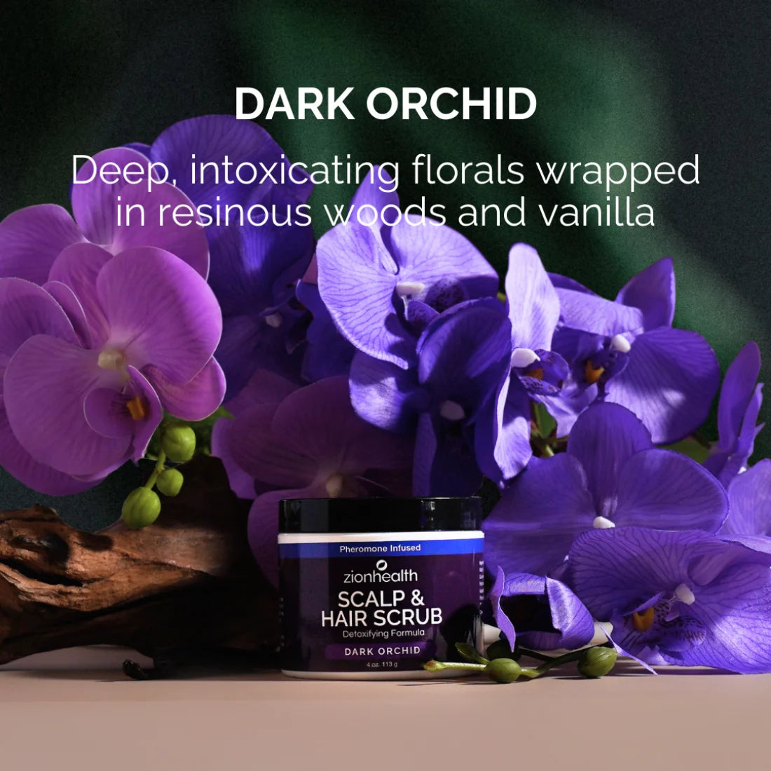 Deep Cleansing Scalp & Hair Scrub Pheromone Infused Dark Orchid