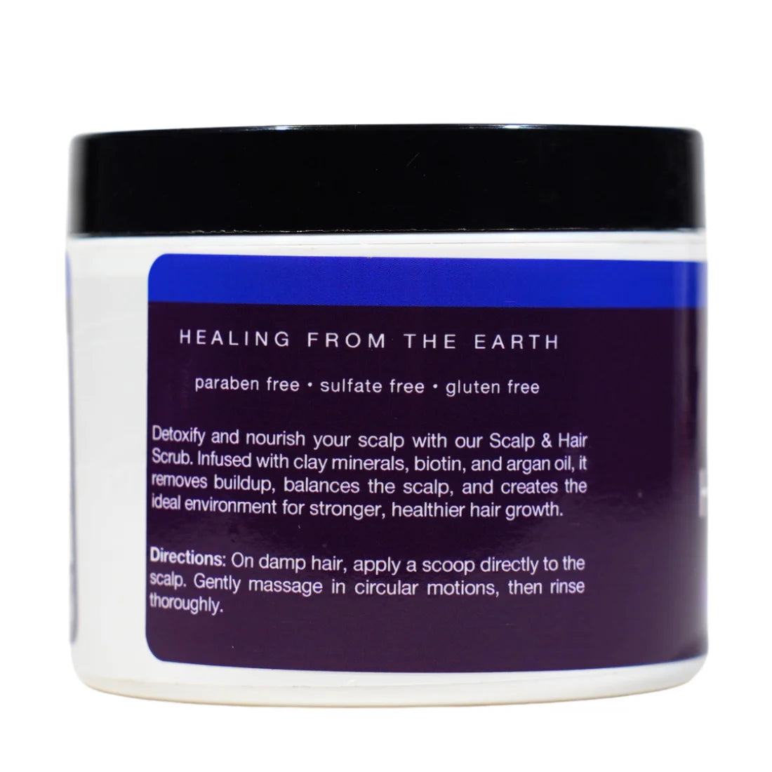 Deep Cleansing Scalp & Hair Scrub Pheromone Infused Dark Orchid