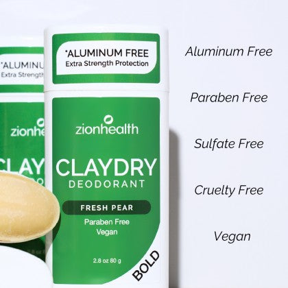 CLAYDRY™ BOLD Deodorant – Fresh Pear