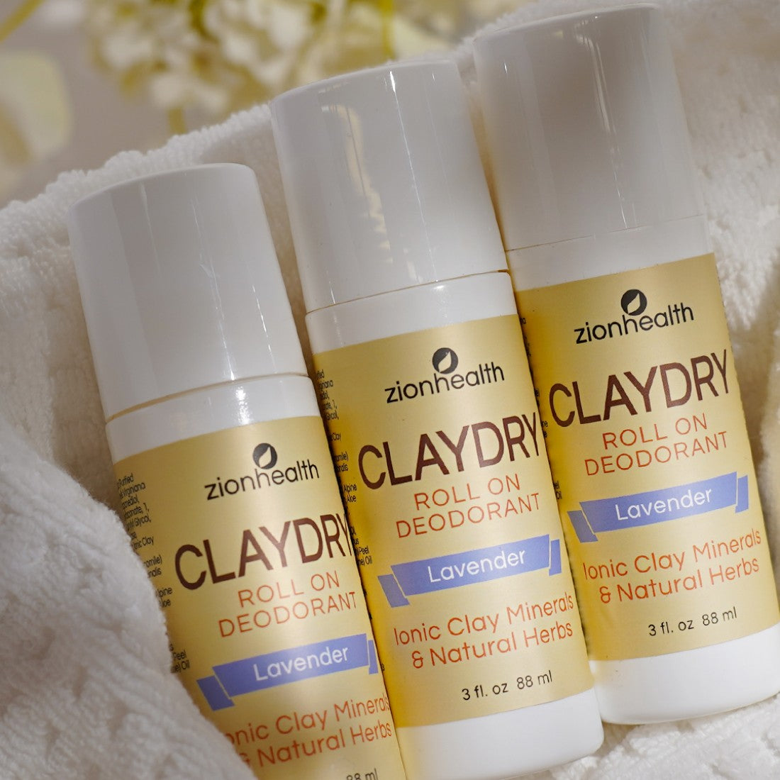 CLAYDRY™ ROLL-ON Natural Deodorant - Lavender