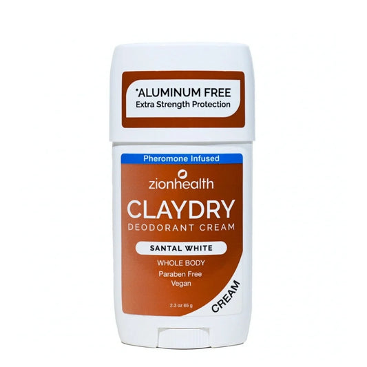 CLAYDRY™ CREAM Whole Body Deodorant - Santal White