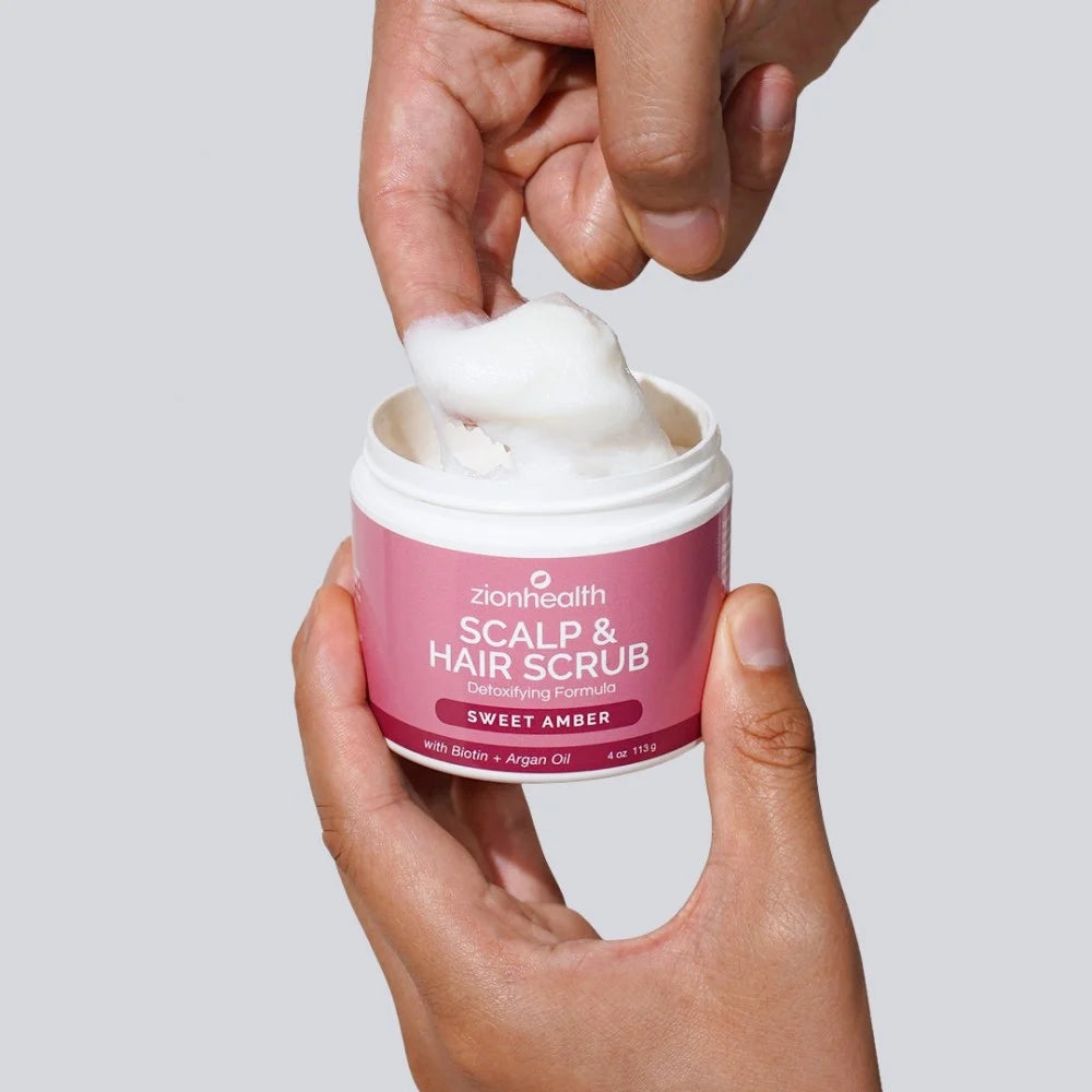 Deep Cleansing Scalp & Hair Scrub Sweet Amber
