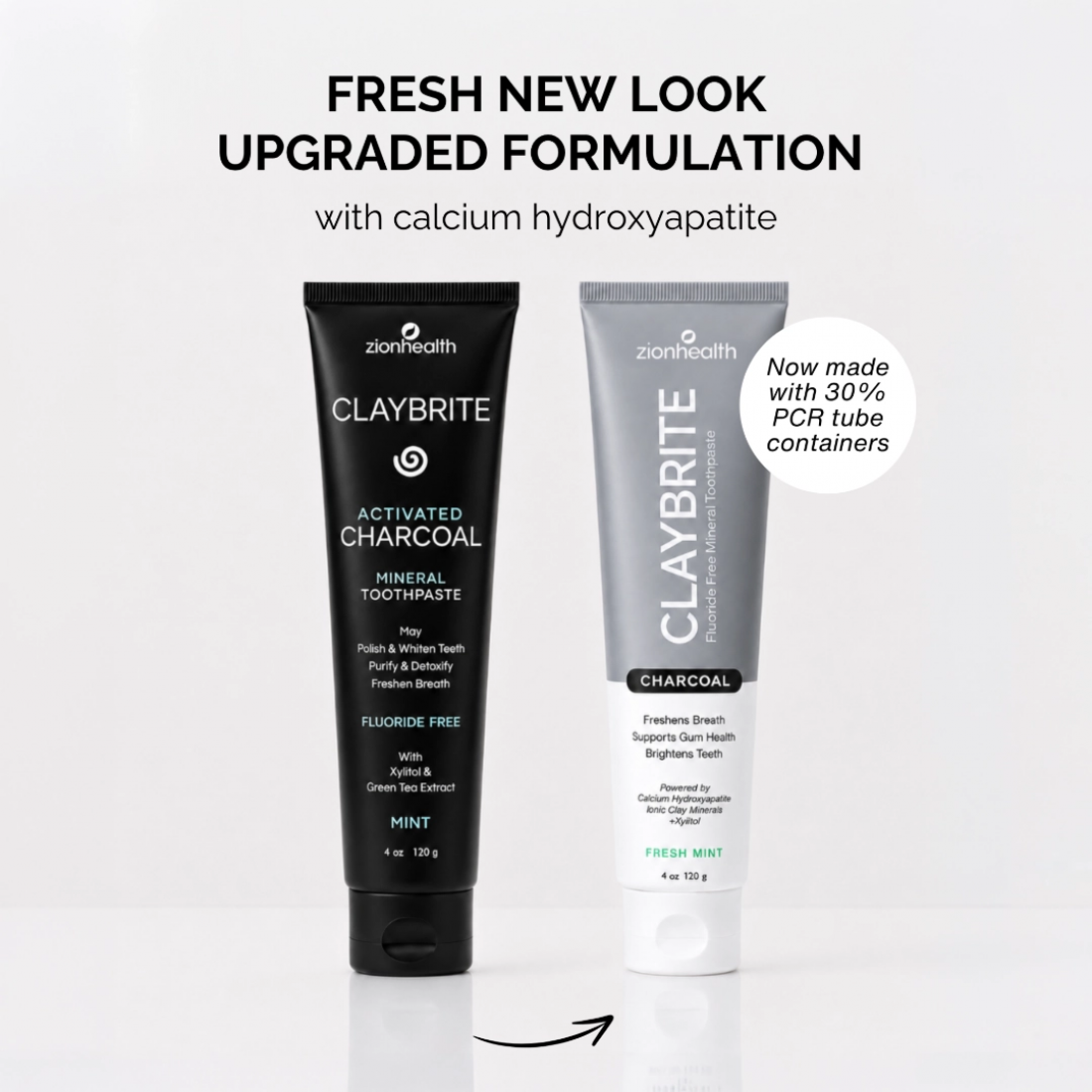 CLAYBRITE™ Toothpaste Activated Charcoal