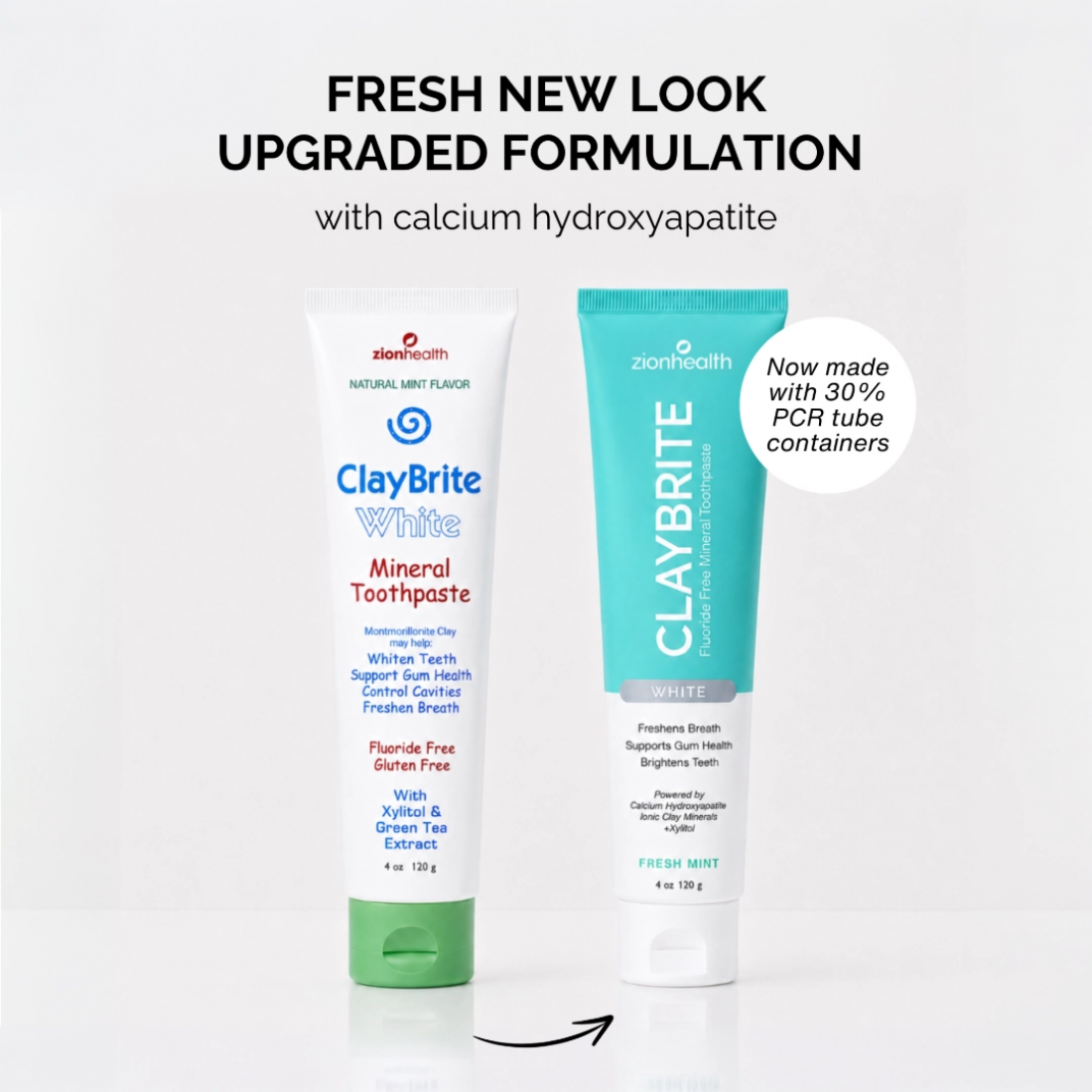 CLAYBRITE™ Toothpaste White